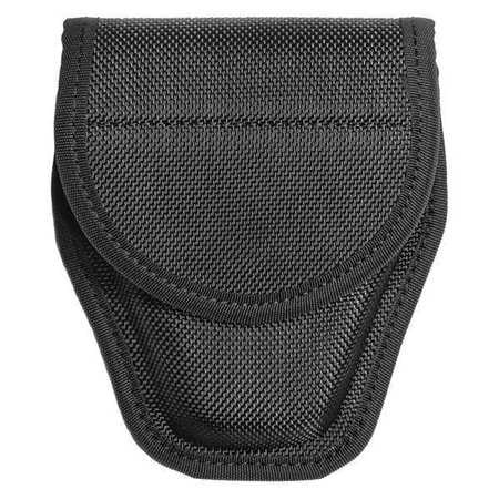 HEROS PRIDE 1052 HANDCUFF POUCH, NYLON, BLACK, L, OPEN