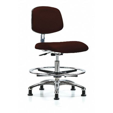 BLUE RIDGE ERGONOMICS BR-ECR-VHBCH-CR-CF-EC-ESDBLU ERGONOMIC CHAIR UPHOLSTERED VINYL BLUE