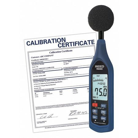 REED INSTRUMENTS R8080-NIST A&CFREQUENCYWEIGHT,LCDDISPLAY,