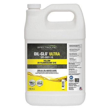 SPECTROLINE SPI-OGY-1G FLUORESCENT LEAK DETECTION DYE YELLOW