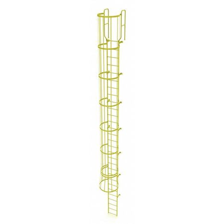 TRI-ARC WLFC1229-Y LADDER STEEL WALKTHRU FIXED CAGE 29-RUNG