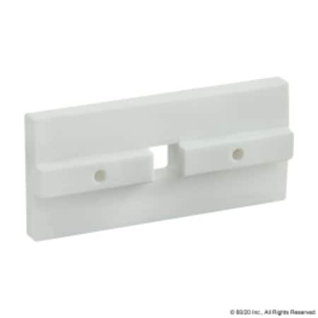 80/20 INC 6590 WHITE UHMW PADS W/BRAKE HOLE 15 S