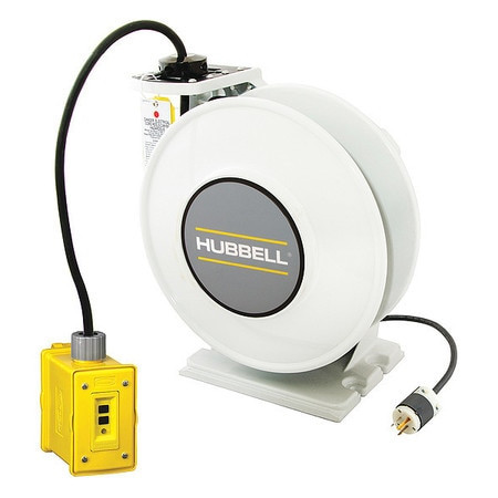 HUBBELL HBLI45123GF20 EXTENSION CORD REEL 125VAC 45 FT L