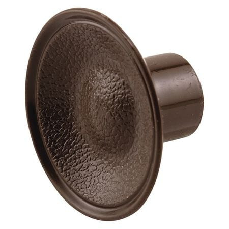 PRIME LINE PRODUCTS MP6871 DOOR KNOBS BI-FOLD DARK BRN PLASTIC PK10