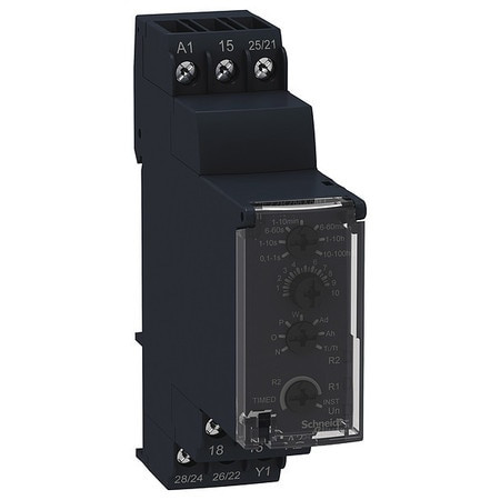 SCHNEIDER ELECTRIC RE22R2MJU TIME DELAY RELAY 12VAC/DC COIL