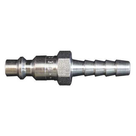 MILTON 736 M STYLE PLUG 1/4 HOSE BARB PK10