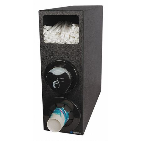 SENTRY SAFE L22CS2951BK CUP/LID DISPENSER STRAW BIN VERTICAL