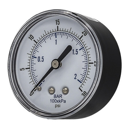 PIC GAUGES SEP-102D-254C-BSPT PRESSURE GAUGE NOMINAL 2-1/2 DIAL