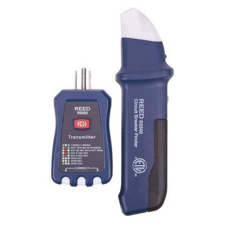 REED INSTRUMENTS R5500 CIRCUIT BREAKER FINDER BUILT-IN GFCI