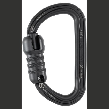PETZL M032AA01 BMD H-FRAME TRIACT LOCK CARABINER BLACK