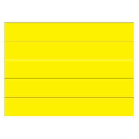 MASTERVISION FM2503 25 MAGNETIC DRY ERASE YELLOW STRIPS, .87