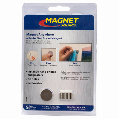 MASTER MAGNETICS 07092 5PK MAGNET ANYWHERE