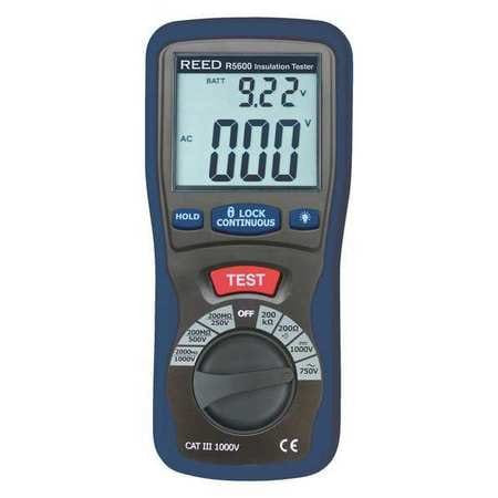 REED INSTRUMENTS R5600 INSULATION/RESISTANCE METER