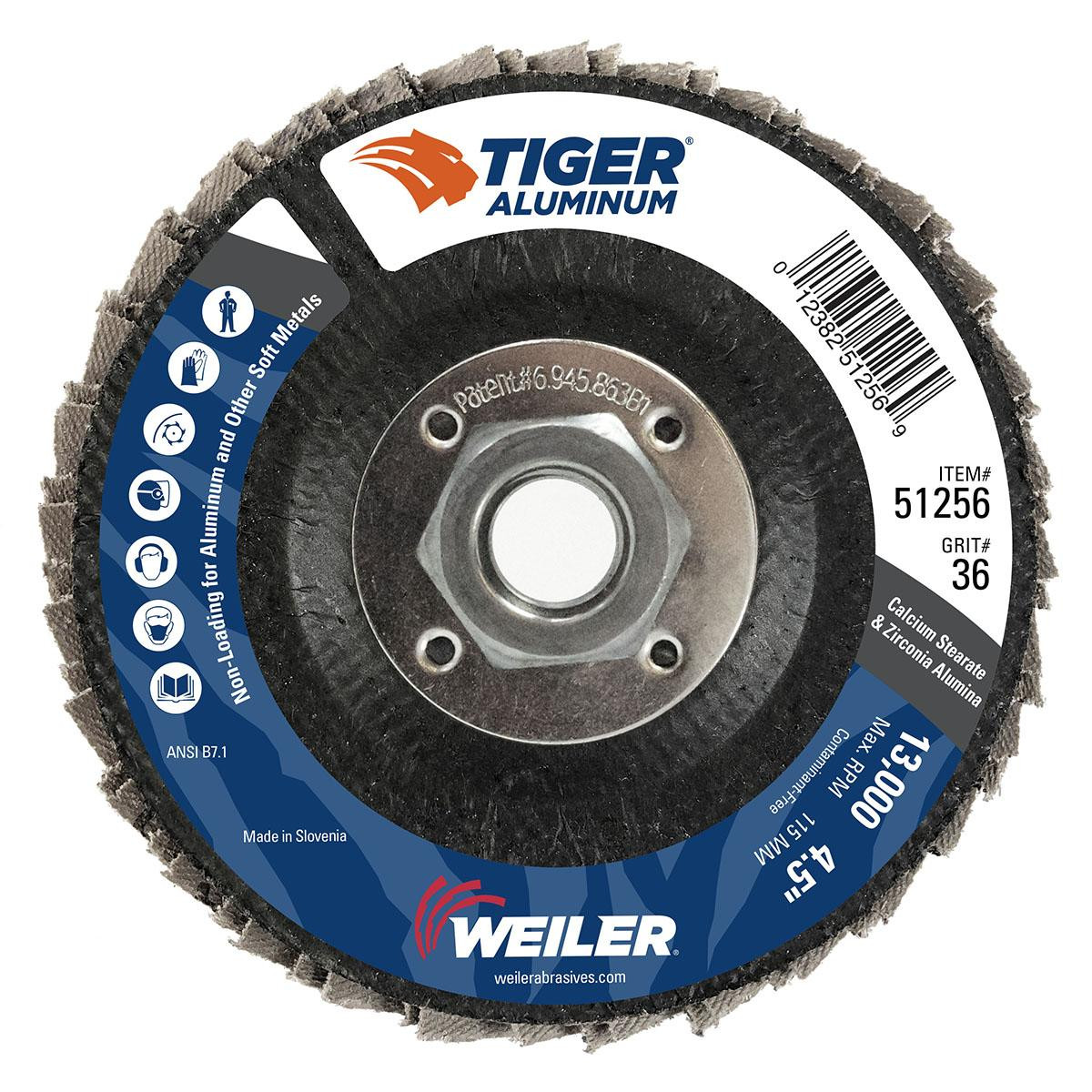 WEILER CORPORATION 51256 FLAP DISC