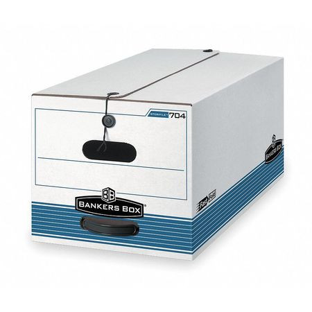BANKERS BOX 00705-WHT/BLU BANKER BOX LGL 550LB WHT/BLU PK12