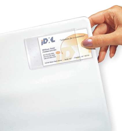 C-LINE PRODUCTS 70238-3-1/2 BUSINESS CARD HOLDER 3-1/2 IN H PK10