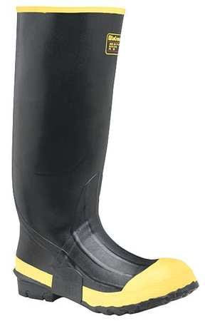 LACROSSE 101110-10 RUBBER BOOT MEN'S 10 KNEE BLACK PR