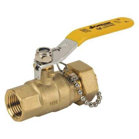 JOMAR VALVE T-100HFG-1/2 LF BRASS CAP AND CHAIN VALVE NPT 1/2