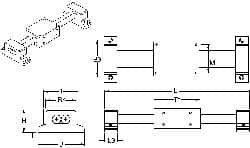 THOMSON INDUSTRIES 2BA040PEL24 SHAFT/BUSHING SLIDE SYS