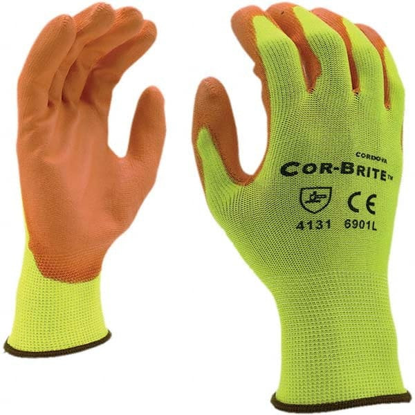 CORDOVA 6901XL SIZE XL (10) POLYURETHANE COATED POLYEST