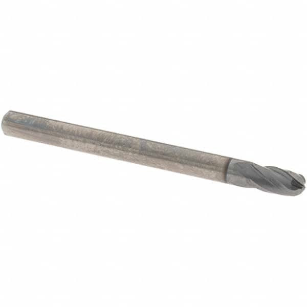 OSG 414-1250-BN08 BALL END MILL,SINGLE END,1/8",CARBIDE