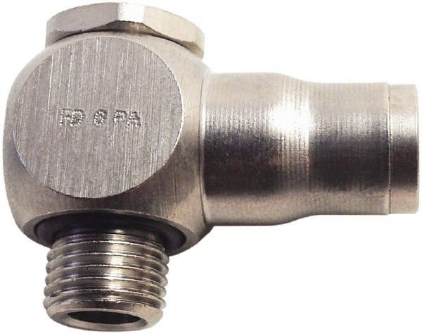 LEGRIS 3618 08 10 8MM OUTSIDE DIAM, 1/8 BSPP, NICKEL PLATE
