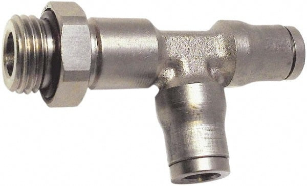 LEGRIS 3693 08 10 8MM OUTSIDE DIAM, 1/8 BSPP, NICKEL PLATE