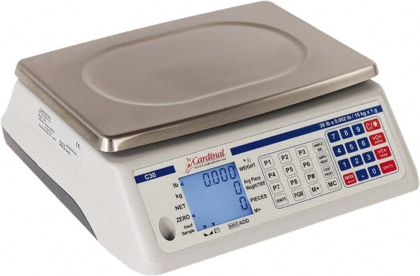 DETECTO C30 30 LB CAPACITY, LCD COUNTING SCALE