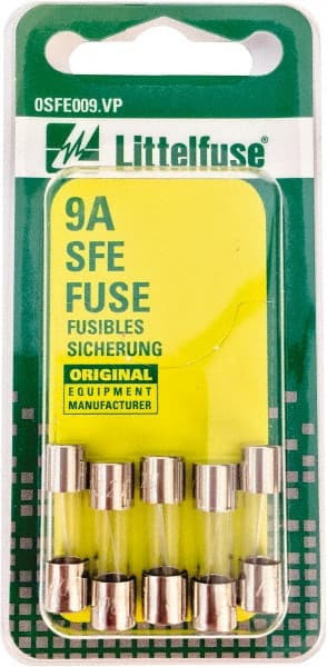 VALUE COLLECTION BD7552 CARTRIDGEFAST-ACTINGFUSE:9A,7/8"OAL,1/4"