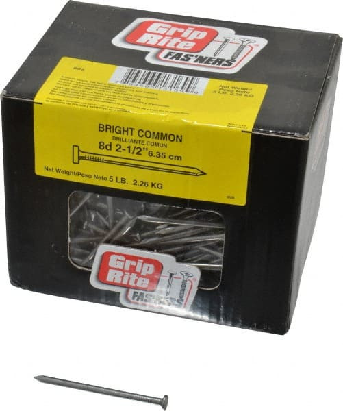 VALUE COLLECTION 8C5 8D, 10 GAUGE, 2-1/2" OAL COMMON NAILS