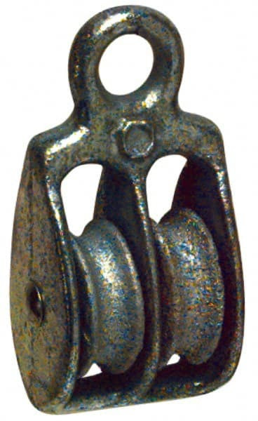 VALUE COLLECTION 004-#8 RIGID EYE DOUBLE SHEAVE PULLEY