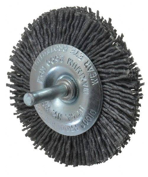 DICO PRODUCTS 505-771(GRAY) 3" OD, 1/4" SHANK DIAM, CRIMPED NYLON WH