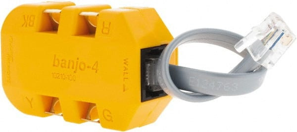 FLUKE 10210100 MODULAR ADAPTER,4WIRE INLINE