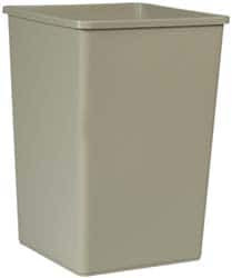 RUBBERMAID COMMERCIAL PRODUCTS 0500497/0500491 35 GAL SQUARE GRAY TRASH CAN