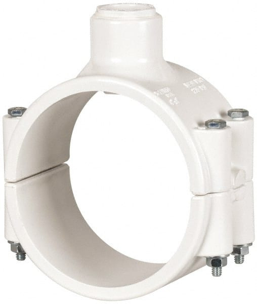 VALUE COLLECTION 466E-416 4 X 3/4" PVC PLASTIC PIPE CLAMP ON SADDL