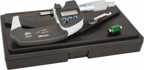 MITUTOYO 395-352-30 1 TO 50.8MM MEASUREMENT, SPHERICAL FACE 