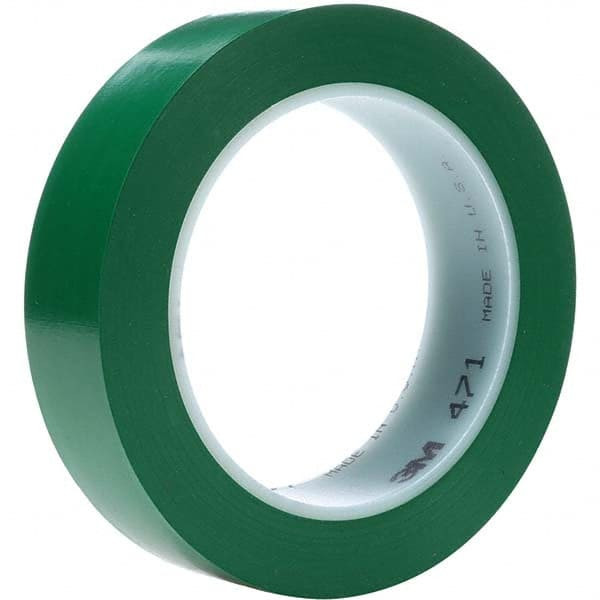3M 7010373253 3M(TM) VINYL TAPE 471 GREEN, 1/4 IN X 36