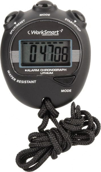 VALUE COLLECTION WS-PE-STOP-001 WATER RESISTANT DIGITAL STOPWATCH