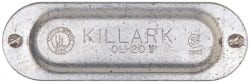 HUBBELL OL-20M 3/4" TRADE, STEEL CONDUIT BODY COVER PLA