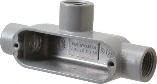 HUBBELL OT-1 CONDUIT OUTLET BODY,ALUM,TRD SZ 1/2IN