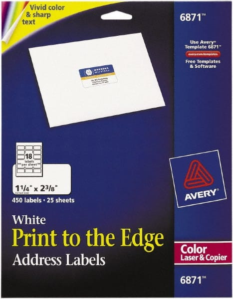 AVERY 06871 ADDRESSLABELS,PK450