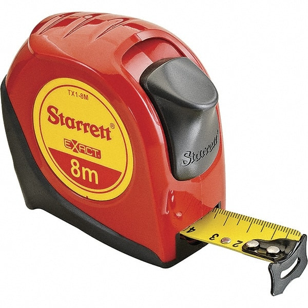 STARRETT 30656 26' X 1" YELLOW BLADE TAPE MEASURE