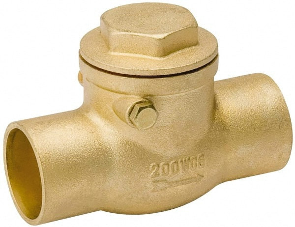 VALUE COLLECTION 101-504NL 3/4" BRASS CHECK VALVE