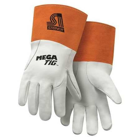 STEINER INDUSTRIES 0230-2X WELDING GLOVES TIG APPLICATION BEIGE PR