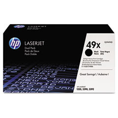 HEWLETT PACKARD Q5949XD HP 49X LJ1320 HY BLK DUAL PK