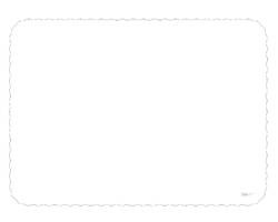 CARLISLE FOOD SERVICE PRODUCTS DX5999M00102 TRAYCOVER 18-3/4X 13-5/8" SCALLOPED WHT