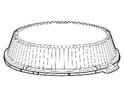 PACTIV YCI800060000 LID DOME FOR 6" PLATE PLAS CLR