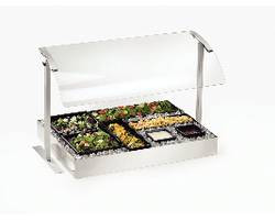 CAL-MIL PLASTIC PRODUCTS 2026-4-55 GUARD SNEEZE 49-1/4X16X23-3/4" SS