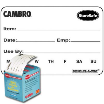 CAMBRO MANUFACTURING 23SLB6250 CAMBRO 23SLB6250 STORESAFE FOOD ROTATION