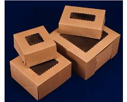 BOXIT CORPORATION 882AW-501 BOX BAKERY WINDOW 8X8X2-1/2" KRAFT